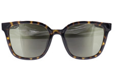 New Gucci Square Havana Green Unisex Sunglasses GG1346SK 003 285