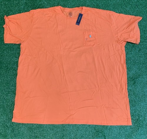 Polo Ralph Lauren Mens Classic Fit Crewneck T-Shirt Orange Size 5XB Big And Tall