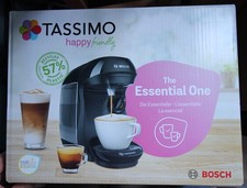 Bosch Tassimo Happy Friendly Compact Coffee Pod Machine in Black TAS102EGB. BNIB