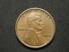 OLD COPPER COIN! AU 1909-P VDB LINCOLN WHEAT CENT COLLECTIBLE PENNY LOT 135