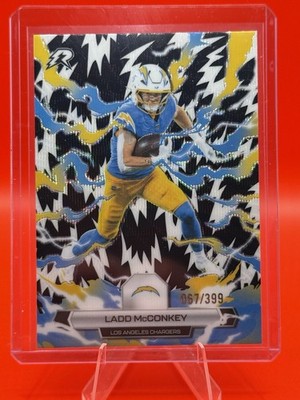 2025 Topps Resurgence #55 Ladd McConkey Black And White Zebra Surge  /399