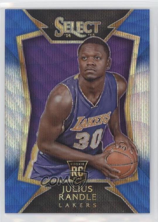 2014-15 Panini Select Concourse Blue & Silver Prizm Julius Randle #89 0mr3