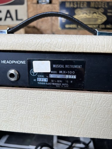 Vintage Aria Birdie MX-100 Amplifier Made In Japan In Original Box WORKING - Picture 10 of 17