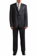 Versace Collection Men's Wool Two Button Suit Size 44 46