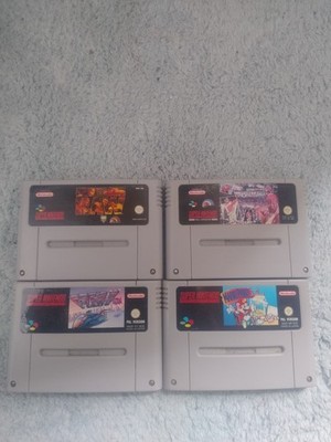 4 Super Nintendo Spiele In Sehr Gutem Zustand 