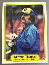 1982 Fleer - Gorman Thomas #154