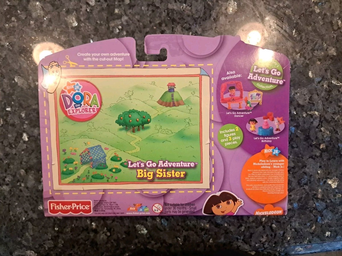 NIB Dora the Explorer Let's Go Adventure Big Sister Playset