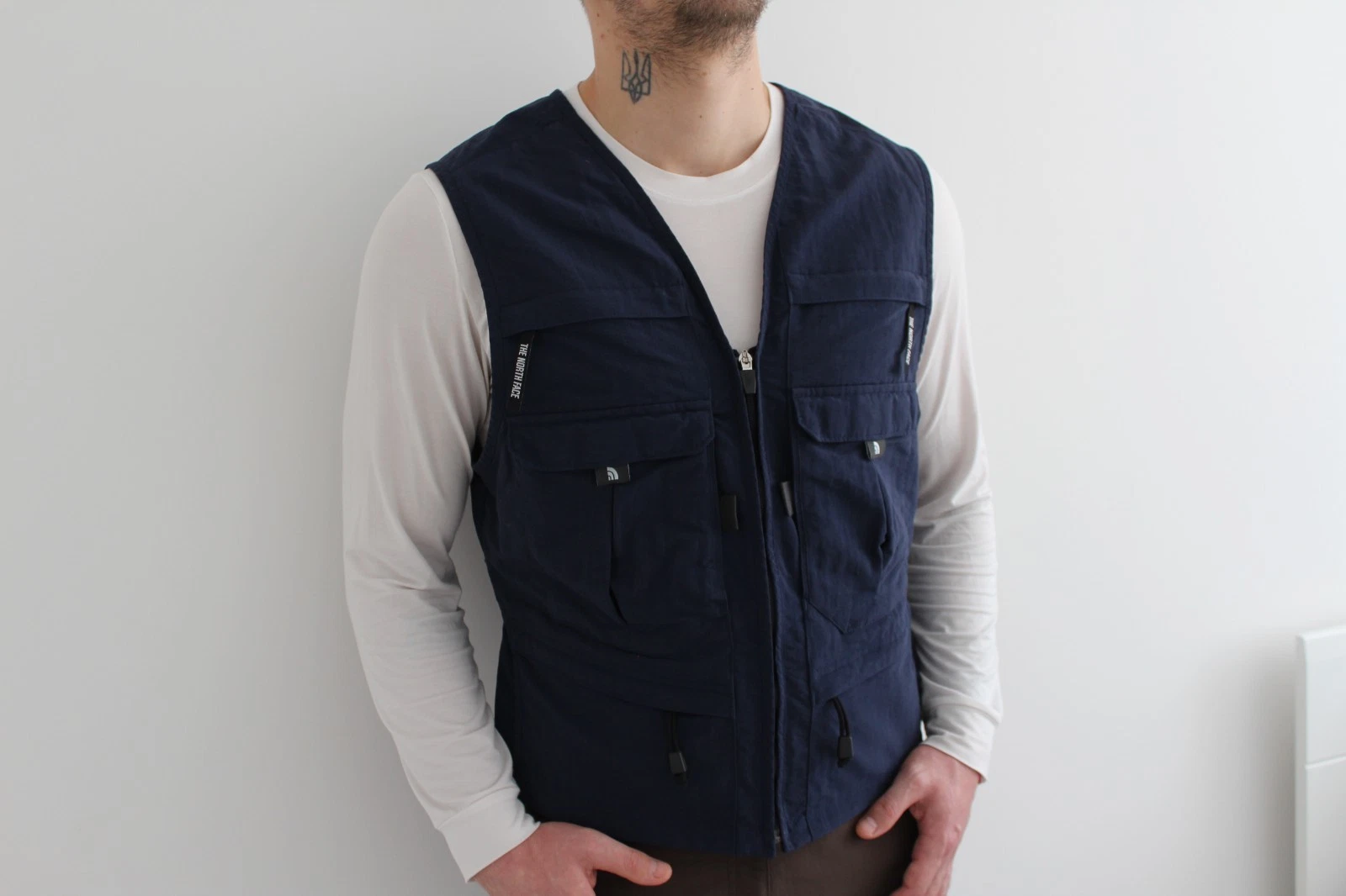 The North Face Vintage Outdoor Multipocket Nylon Vest Size M