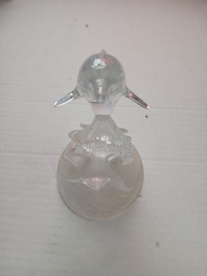 Crystal Antiques Dolphin Jumping Out Of Water Genuine Lead Crystal France