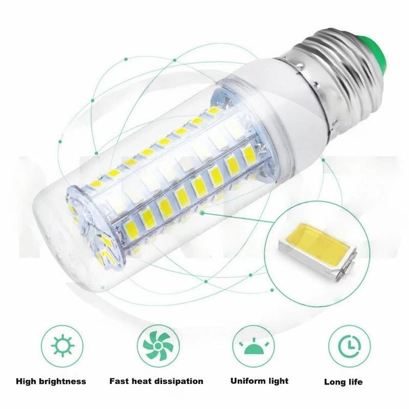 LED Maislampe Glühbirne E14 E27 B22 G9 GU10 5730 SMD Lampe Warmweiß Kaltweiß - Bild 3 von 4