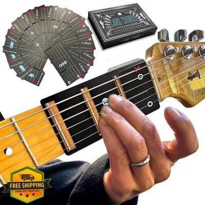 Card Chords Guitar Fretboard Aid
