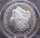 1884 "CC" Morgan SILVER Dollar $1 PCGS MS62 PL #496 *PROOF LIKE* Unc ECC&C, Inc.