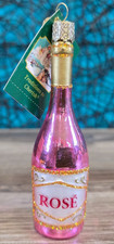 Old World Christmas Ornament Rosé Wine Bottle Blown Glass New 2019 Holiday NEW