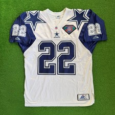 1994 Emmitt Smith Dallas Cowboys Apex One 75th Anniversary Authentic NFL Jersey
