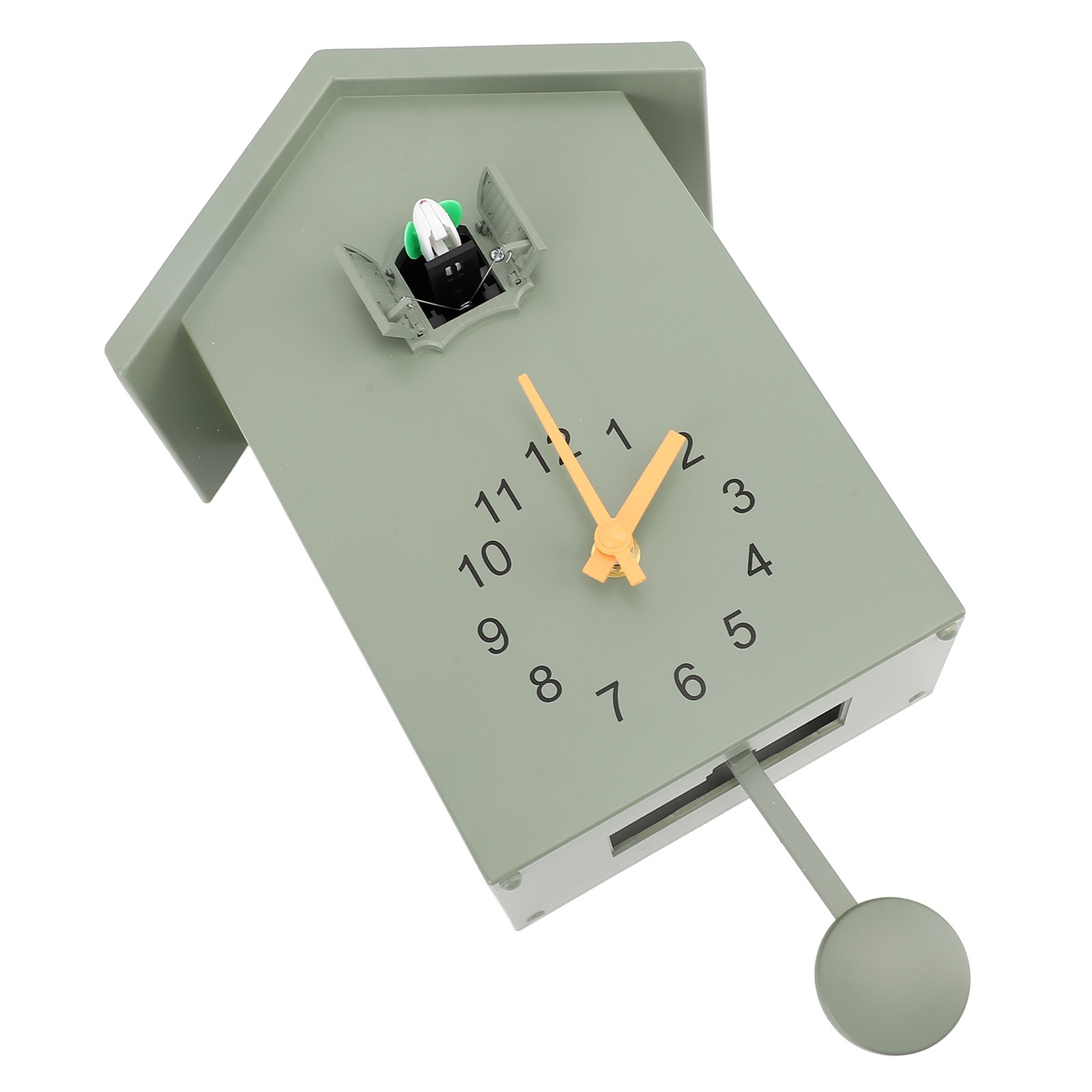 Bird House Wall Clock Bird Voice Call Nordic Style Bird House Pendulum Wall CZNE