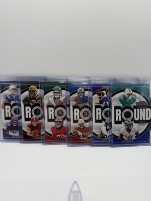 2024 Panini Contenders Rookies Round Lot (6) | Corum Allen Verse McCaffrey Irvin