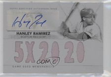 2015 Triple Threads White Whale Printing Plate Black 1/1 Hanley Ramirez Auto x0y