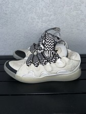Lanvin Curb Sneakers Men White/Black Size 46EU 11US
