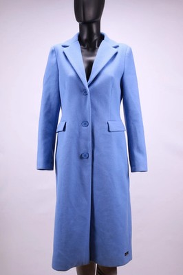 Versace 19v69 Italia Amina Light Blue Women's Coat Size M