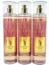 BATH BODY WORKS Costa Rica Pink Pineapple Sunrise Body Fragrance Mist Set of 3