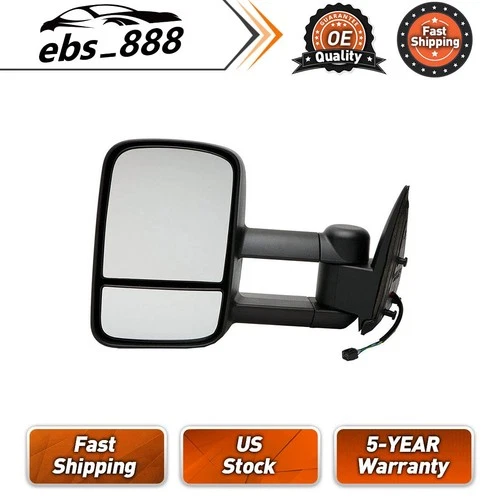 Left Door Mirror for GMC Yukon XL 2500 8.1L 2006, for Chevrolet Tahoe 4.8L 2006