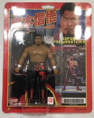 TAKAGI SHINGO RARE JUNK SHOP DOG SOFUBI NEW JAPAN PRO WRESTLING SERIES 5 FIGURE