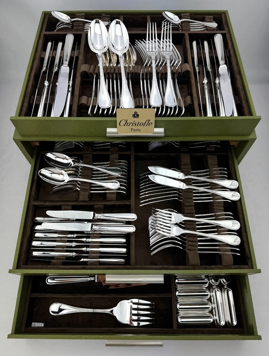Christofle Antique Silver Flatware-Sets for sale | eBay