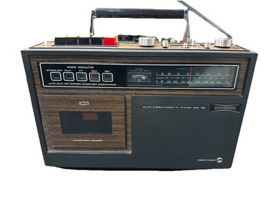 Superscope CRS-152 AM/FM Stereo Cassette Recorder Marantz Vintage