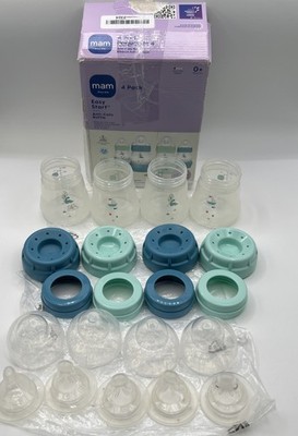 MAM Easy Start 5oz Anti-Colic Baby Bottles - 0+ Months - Slow Flow & Medium Flow