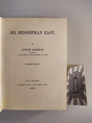 Mr. Midshipman Easy. (Tauchnitz Edition. Vol. 1003). Marryat, Frederick: