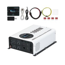 1000 Watts Power Inverter Peak Power 2000W Pure Sine Wave 12V DC to 120V AC R...