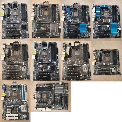 10x Mainboard Motherboard Intel Sockel 1155  DEFEKT | DEFECTIVE 
