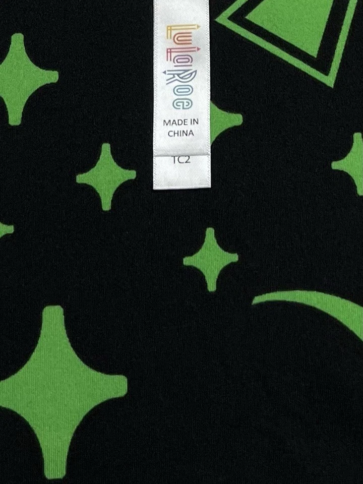 Leggings LuLaRoe TC2 Alto Curvilíneo 2 Raro Unicornio Poción HALLOWEEN RESPLANDOR LUNA Estrella Foto 4 de 4