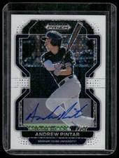 2022 Prizm Draft Picks #PDP138 Andrew Pintar Base Autographs White Donut Circles