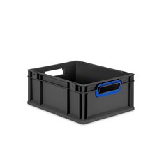 aidB Eurobox NextGen 2.0 Cycle-Griffe offen-Blau-400x300x170mm - 1 St&uuml;ck