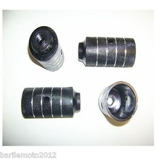 N° 2 Coppia Pedane Appoggiapiedi in Alluminio Ø 14 Asse / Mozzo Ruota Bici BMX 