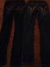 Hollister Jeans Lot 2 Pair 0 S W 24 L 27 
