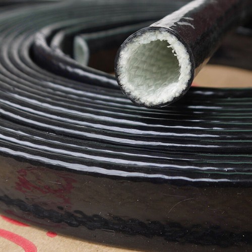 Fibreglass Fire Sleeving Ø4 - 70 mm Silicone Protective Heat Shield Sleeve Black - Picture 5 of 5