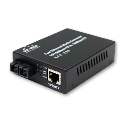 Convertidor Ethernet de fibra óptica SOLTECH SFC200-SCM multimodo 2 km 1310nm tipo SC - Imagen 4 de 4