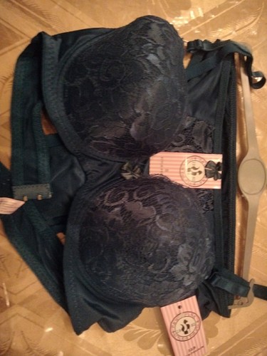 New ladies sexy lacy push- up bra and panties sets by paris pink - Picture 9 of 22