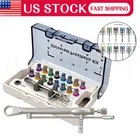 Universal Dental Implant Kit Screw Hand Driver kit Autoclavable Tool Box 15-70N
