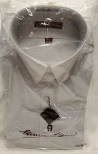 Etienne Aigner Mens Long Sleeve Dress Shirt Grey Gray Extra Large XL NEW NIP