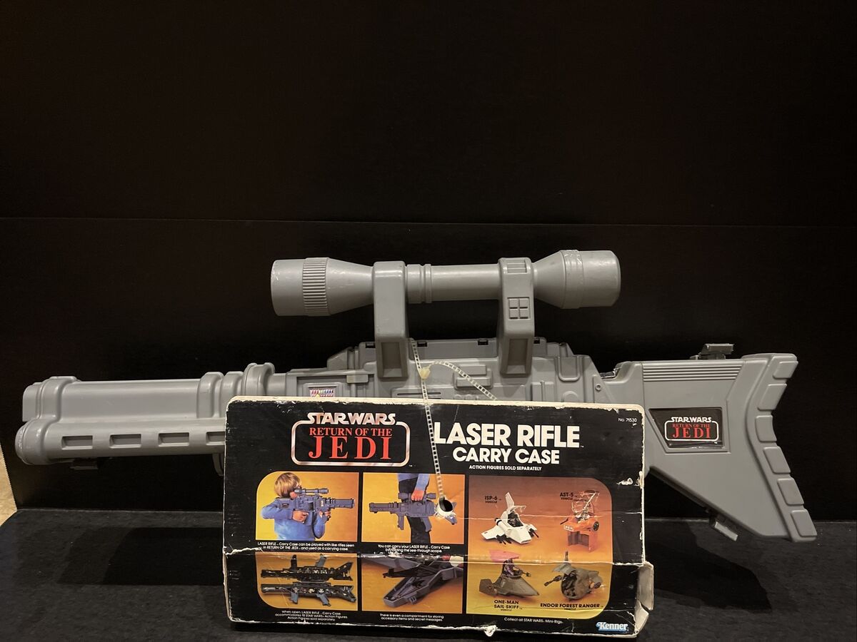 Star Wars ROTJ Laser Rifle Carry Case for Action Figures 1984 Kenner No.  71530