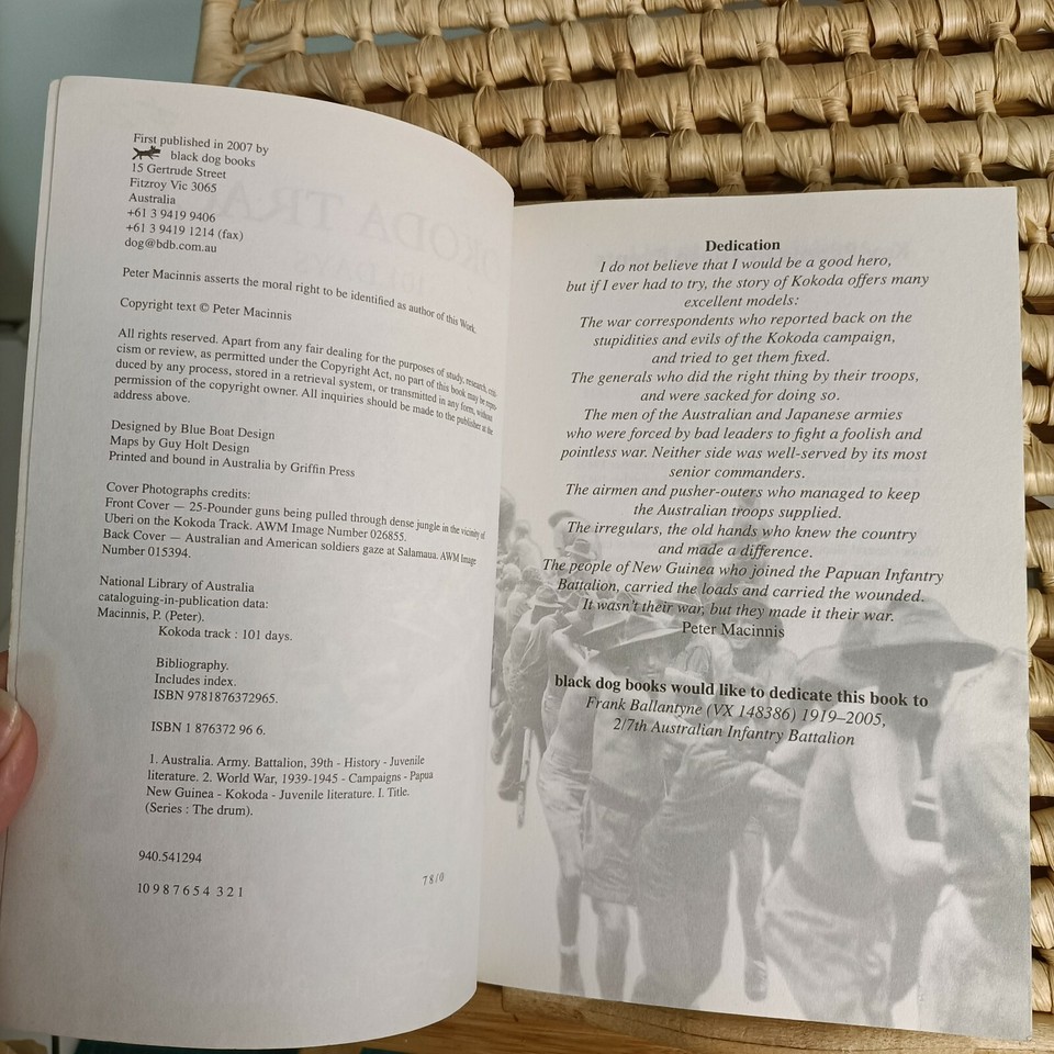 KOKODA TRACK Peter MacInnis 101 DAYS Australian WWII PNG History War ...