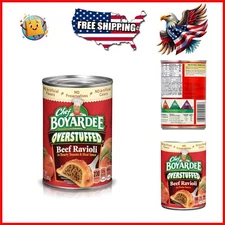 Pack of 6 Overstuffed Beef Ravioli in Tangy Tomato Sauce - Ready in 90 Seconds