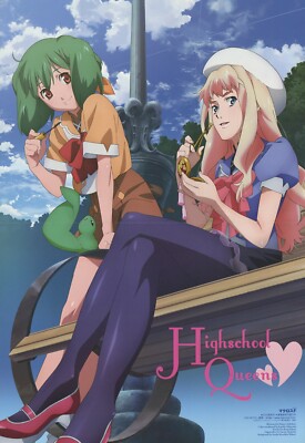 poster promo Macross Frontier anime Sheryl Nome Ranka Lee | eBay