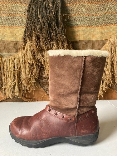 LL Bean Damen braune wasserdichte Winterstiefeletten Größe 9,5 - Bild 2 von 9