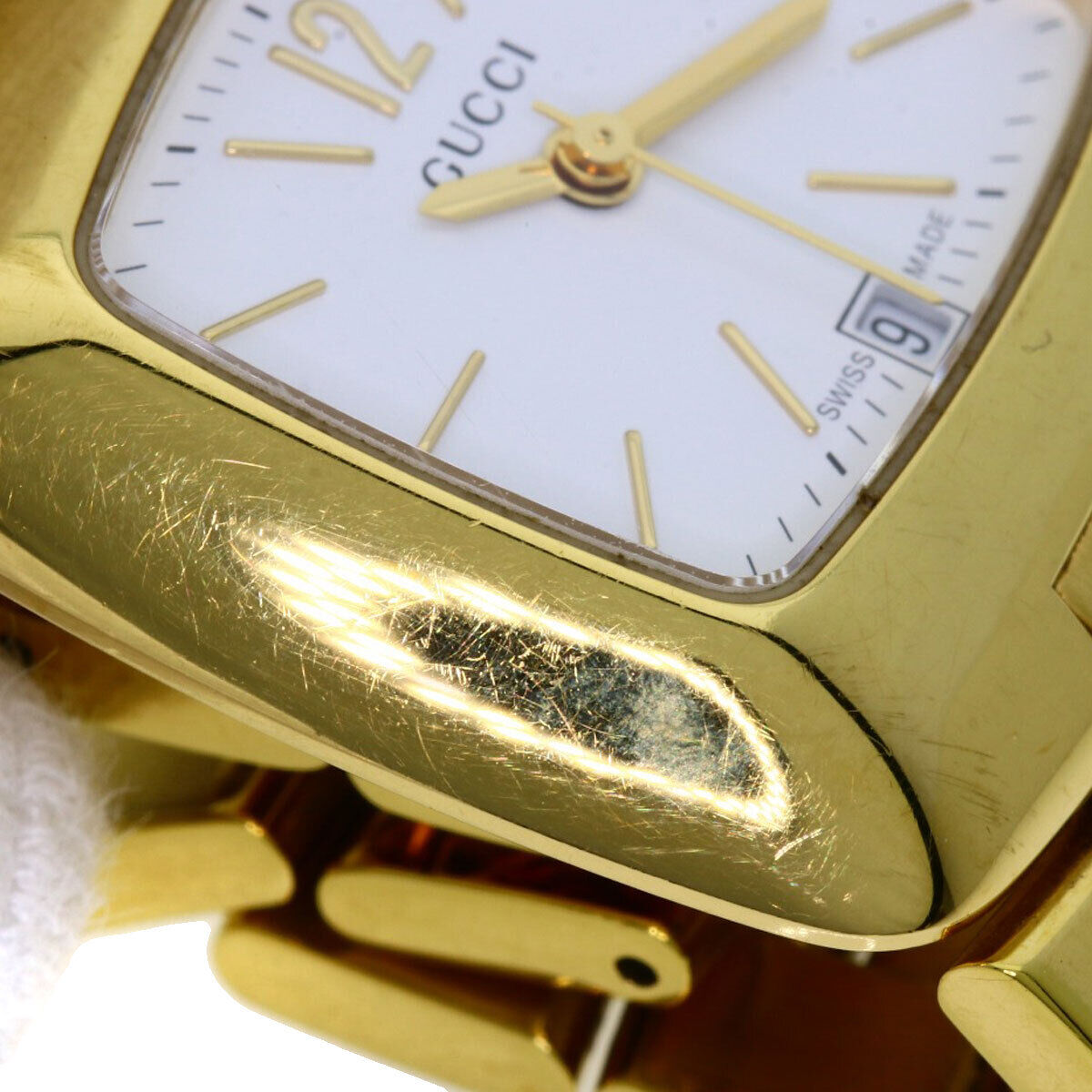 GUCCI Square face Watches 8500L Gold Plated/Gold Plated GUCCI Square face Watches 8500L Gold Plated/Gold Plated