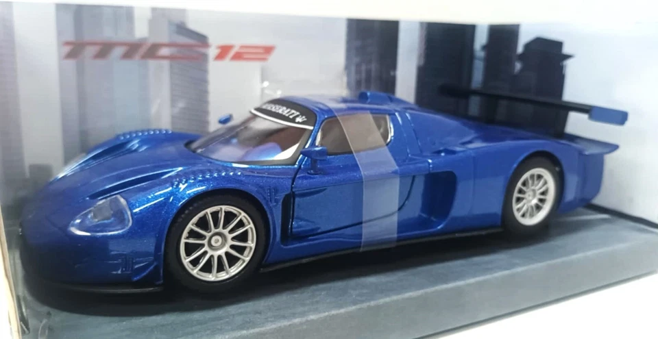 Maserati MC12 Blue Met Blu 2006 Mondo Motors 1:24 Usato + Box 1/24 Rare - Immagine 3 di 4