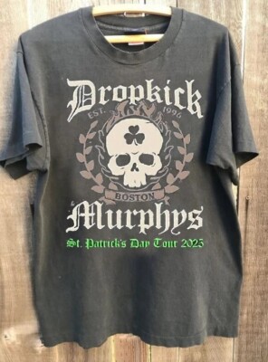 Dropkick Murphys Rock Tour 2025 short sleeve Charcoal Classic Unisex Tshirt
